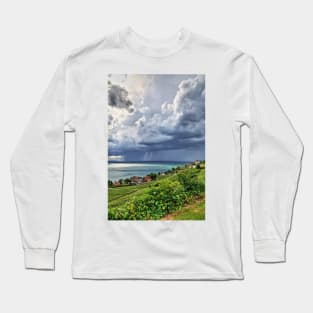 Rain Approaching Lake Constance, Germany Long Sleeve T-Shirt